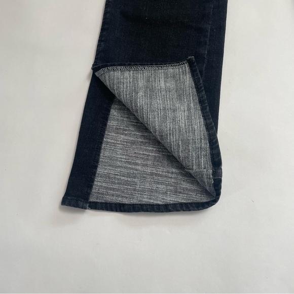 MAISON DE ROEM elastic waist black cropped mini flare jeans - Picture 7 of 8